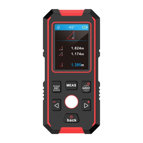 KOLSOL Stud Finder with 196ft Laser Measure, 3 in 1 Electric Wall Scanner Sensor with ±0.1° Digital Level Lithium Battery, LCD Studs Detector Audio Br
